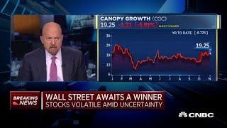 Jim Cramer explains why many cannabis stocks were lower Wednesday morning