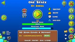 [GD 2.11]"One Space" by:Zoroa(Hard Demon)