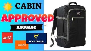 Cabin Max Backpack Flight Approved Carry On Bag 44 Litre Travel Hand Luggage 55x40x20 cm #luggage