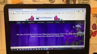 Event Masters Decors Outdated Website