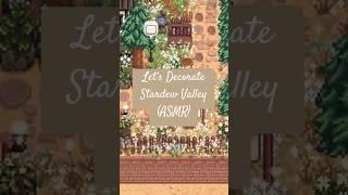 My Cozy Cottagecore Yard In Stardew Valley | ASMR #stardewvalley