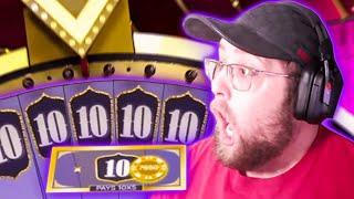 INSANE ALL IN WINS ON 10X TOP SLOT CRAZY TIME!