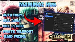 Roblox One Piece: Millennium 3 Hack/Script AUTO FARM, ONE SHOT KILL AURA, FRUITS TELEPORT & MORE