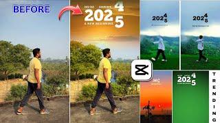 HAPPY NEW YEAR 2025 GREEN SCREEN  || TRENDING REELS VIDEO EDITING  | CAPCUT VIDEO EDITING