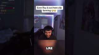 Even Ray is clip farming #clip #farm #amp #ray #fortnite