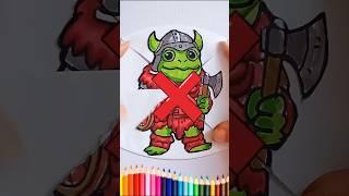 Boneca Ambalabu VIKINGS Italian Brainrot paper puzzle #italianbrainrot #puzzle #diy #viral  #art
