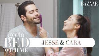 Jesse Metcalfe and Cara Santana's Nighttime Skincare Routine | Go To Bed With Me | Harper's BAZAAR