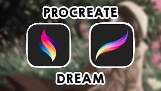 Comparing Procreate Dream With Procreate App