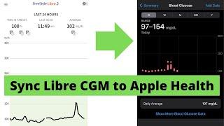 Sync Libre Freestyle (1/2/3) CGM Data to Apple Health via LibreLinkUp