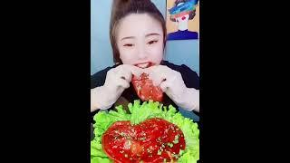 EATING SPICY SHOW YUMMY MUKBANG FOOD