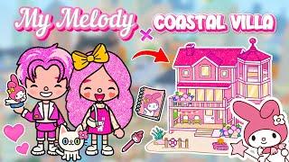 Coastal Villa for My Melody  How To Decorate Aesthetic Toca Boca House Ideas Toca Life World