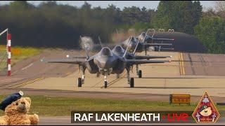 LIVE US AIR FORCE FIGHTER TOWN F-15 STRIKE EAGLE ACTION • 48TH FIGHTER WING RAF LAKENHEATH 18.06.25