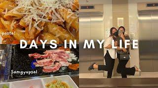 cebu vlog  cooking pasta, mediterranean food, samgyupsal, bbq, japanese food