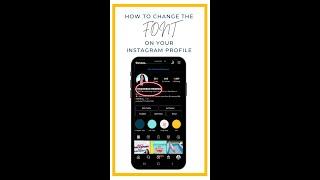 How to Change the Font on your Instagram Profile