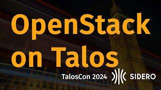 OpenStack on Talos Linux