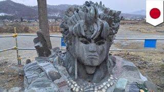 Strange Japan: Artist arrested for carving giant anime face on river stone in public area