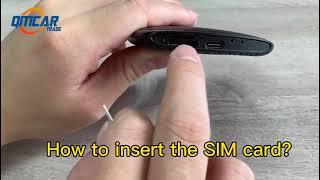 Applemini UX-999 How to insert the SIM card?