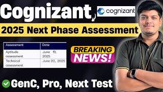 Cognizant 2025 GenC Mass Hiring Test | Communication & Apti:18, 19 June | Updated Exam Pattern