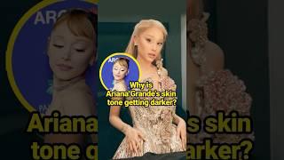 Why is Ariana Grande's skin tone getting darker? #celebrity #ArianaGrande #CynthiaErivo