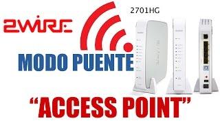 CONFIGURACIÓN 2WIRE MODO PUENTE - ACCESS POINT