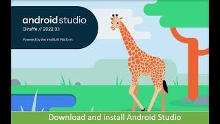 How to Download and Install Android Studio in 2023 | Android Studio Giraffe | Windows 10, 11