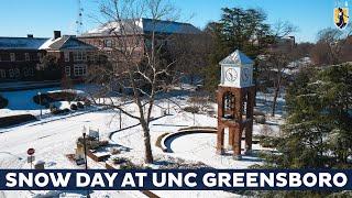 Snow Day at UNC Greensboro