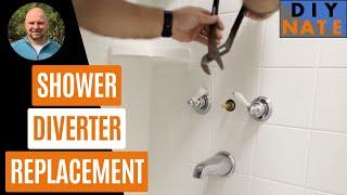 How to Replace a Shower Diverter (Price Pfister)! Water Flow Issue From Shower Head & Faucet 01-31XA