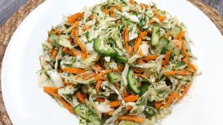  Delicious salad / Cabbage salad with a few ingredients that you want to prepare every day