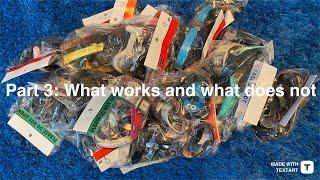 22 thrift store watch bags, what works and what does not