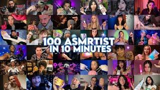 ASMR For ADHD | 100 ASMRTIST In 10 Minutes Compilation
