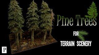 How To Make Realistic Pine Trees For Terrain Scenery