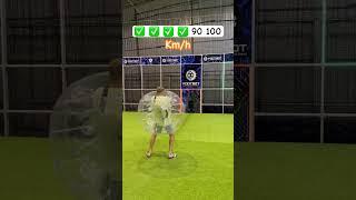 Zorb Ball Speed Challenge: Rolling to 100 km/h Inside the Bubble#footbot #zorbing #challenge