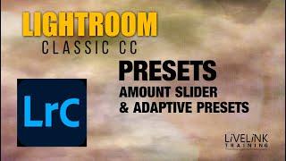 New in Lightroom 11 4   Amount Slider and Adaptive Presets