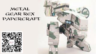 Metal Gear Rex papercraft