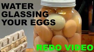 AMISH WATER GLASSING YOUR EGGS REDO VIDEO