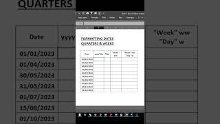 Formatting Date using simple VBA code #tutorial #excel #analysis