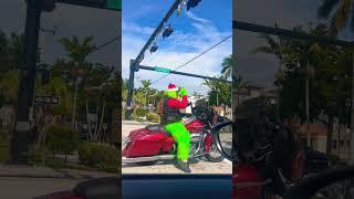 Grinch that Stole Motorcycle on Christmas 