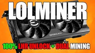 LOLMiner Raises The Bar 100% LHR UNLOCK + DUAL MINING UNLOCKED | HIVE OS