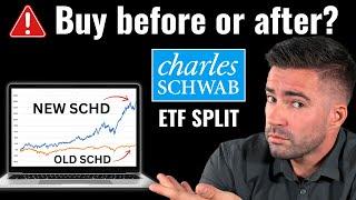 SCHD ETF SPLIT TODAY! (When to Buy to get VERY RICH)