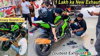 India’s LOUDEST ninja Zx10Rinstalled New Exhaust 