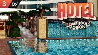 POOL AREA - Building a HOTEL in Themepark Tycoon 2 Roblox #3