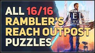 All Rambler's Reach Outpost Puzzles Star Wars Jedi Survivor