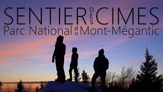 MONT-MÉGANTIC NATIONAL PARK | Shelter & Sunset on Des Cimes Trail | Winter in Québec