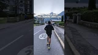 what people think utmb trail running looks like