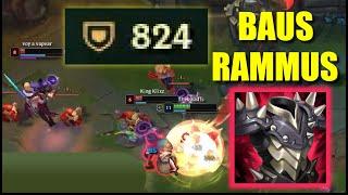 When 824 Armor Rammus Taunts you...