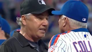 Conversation between Mets Manager Terry Collins and Umpire Tom Hallion