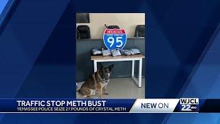 27 pounds of crystal meth seized in Yemassee