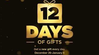 Download 12 Days of Gifts for FREE STUFF!