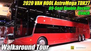 2020 Van Hool Astromega TDX27 89-Seat Double Decker Coach - Exterior Interior Walkaround