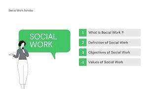 What is social work | Objectives & Values of SW.